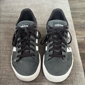 Adidas Men’s Gray and White Sneakers
